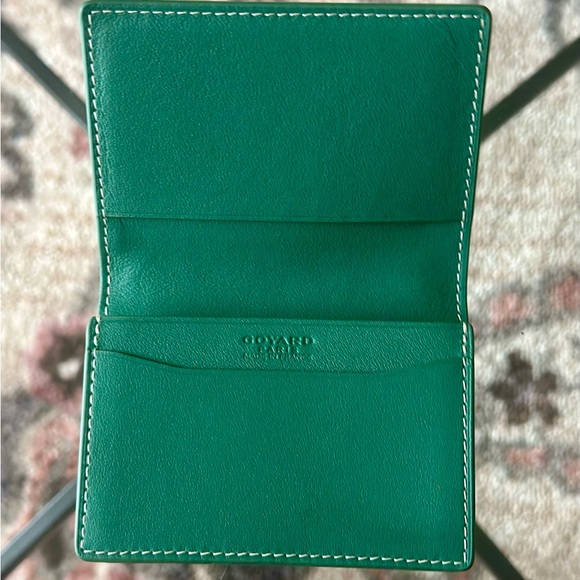 Goyard Emerald Green Leather Wallet - Picture 2 of 4